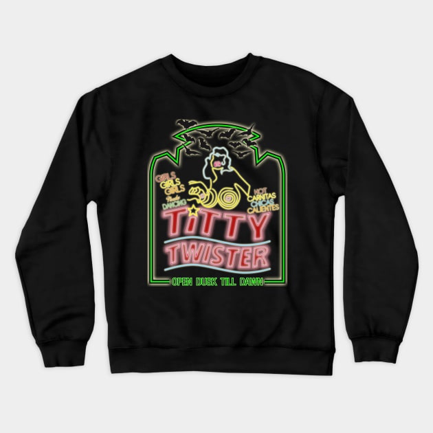 Titty Twister Crewneck Sweatshirt by RedSheep